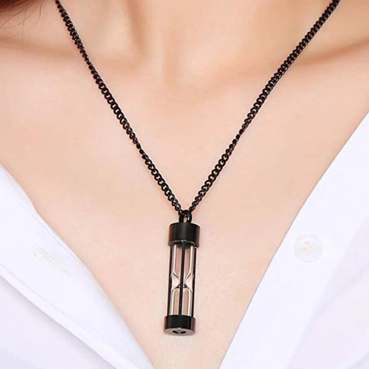 BowLift | Memory Hourglass Glass Necklace