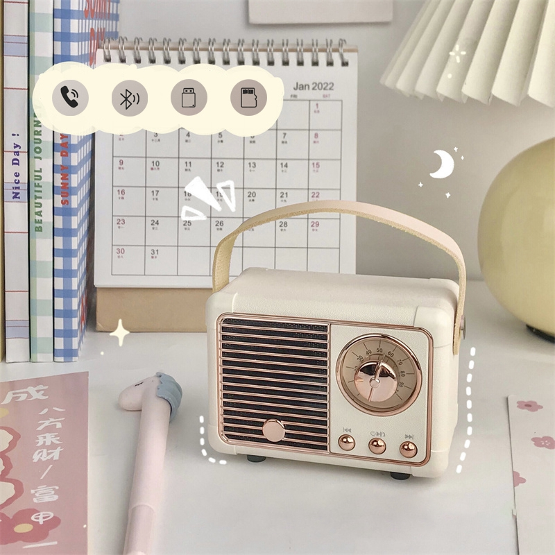 Mini Retro Radio Bowliftuetooth Speaker | Bowlift