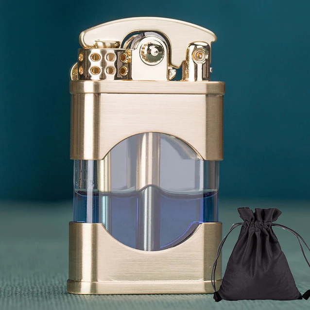 Elegant Retro Slim Metal Lighter | Bowlift