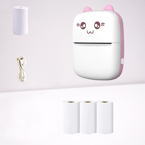 Mini Cat Thermal Bowliftuetooth Label Printer | Bowlift