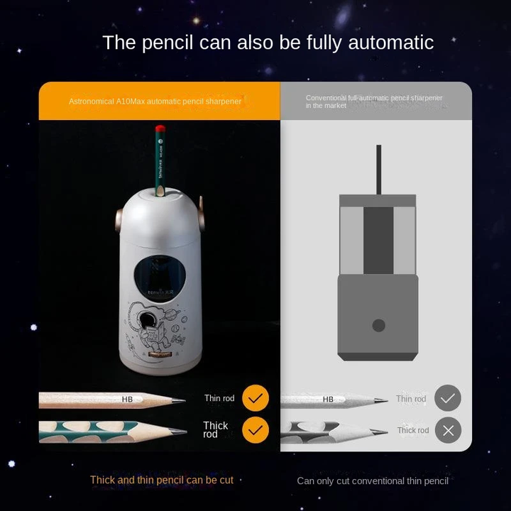 BowLift | Cosmo Astronaut Automatic Electric Pencil Sharpener