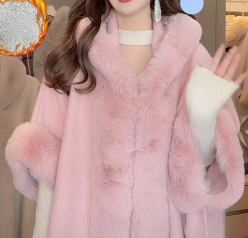 BowLift | Wearable Blanket Women Lining Long Poncho