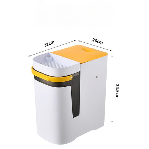 2in1 Dry & Wet Storage Easy Trash Can | Bowlift