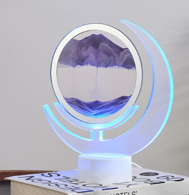 BowLift | Sand Serenity Moon Shape Night Light