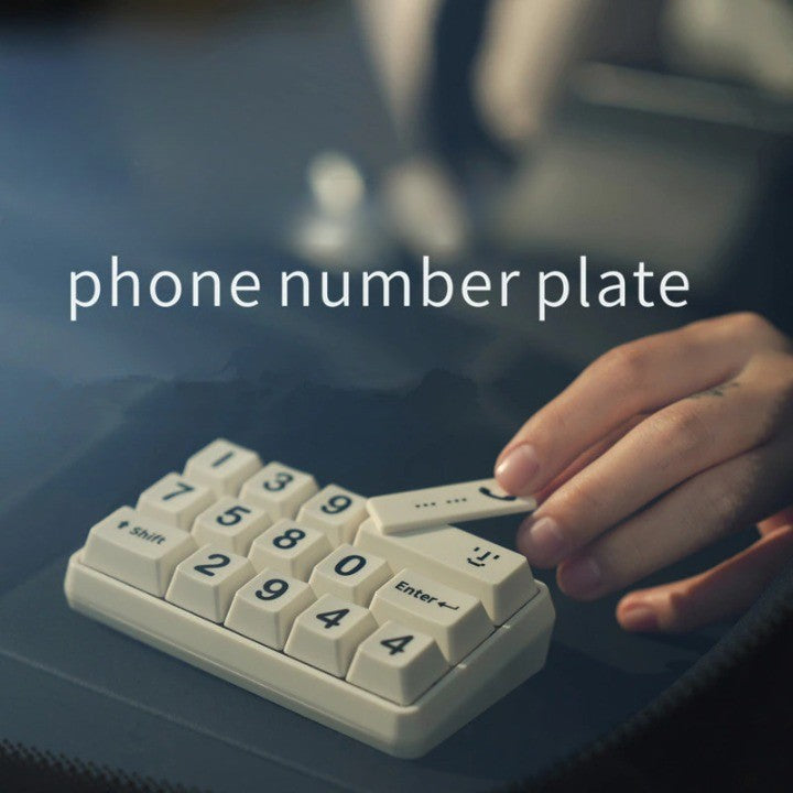 BowLift | Unique Car Helper Parking Phone Number Keyboard
