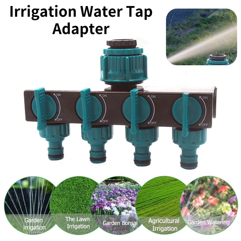 4-Way Garden Tap Water Splitter | Bowlift