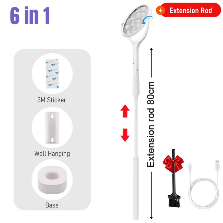 BowLift | 6in1 Rotatable Electric Mosquito Zapper