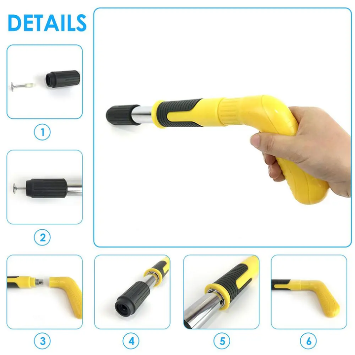 Stainless Steel Portable Air Power Pin Nailer | Bowlift