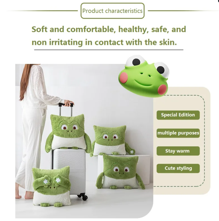 Cozy Dreams Mini Monster Quilted Pillow Bowliftanket | Bowlift