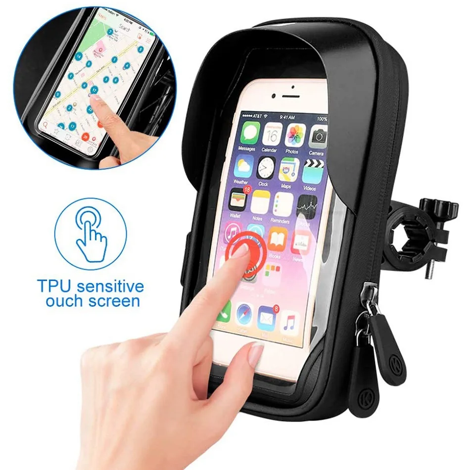 Motorcycle Handlebar  Waterproof Universal Phone Holder | Bowlift