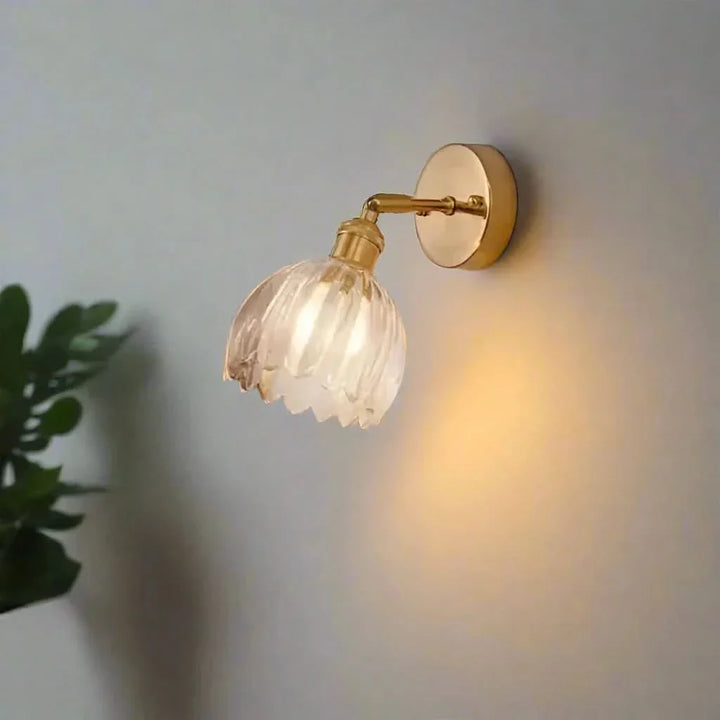 BowLift | Vintage Tulip Glass Wall Sconce Light