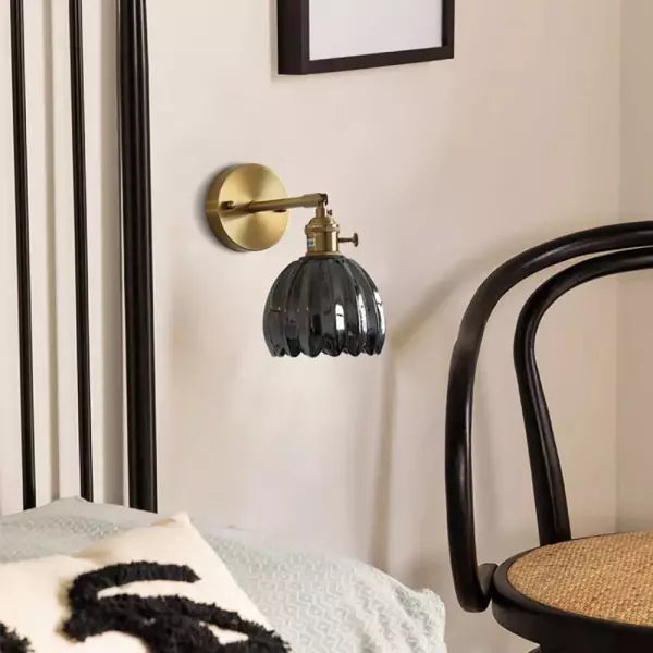 BowLift | Glass Tulip Flower Wall Lamp | Elegant Flower Lighting for a Stylish Interior - MurCharm