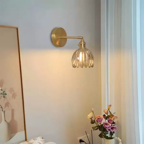 BowLift | Flower Bud Tulip Glass Wall Light