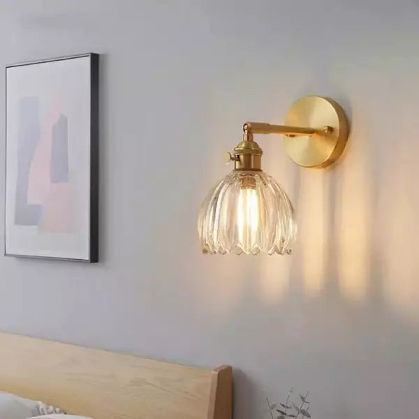 BowLift | Retro – Wall Light Glass Tulip Bud