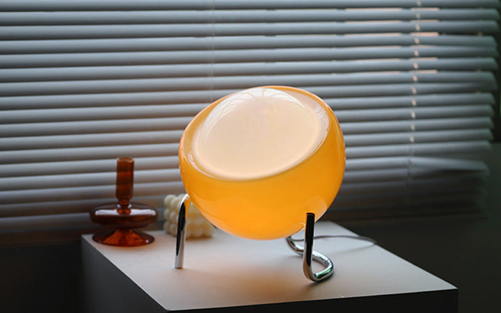 BowLift | RETRO GLASS TABLE LAMP - ATMOSPHERIC NORDIC NIGHT LIGHTING