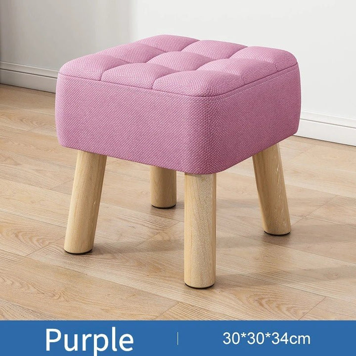 BowLift | Padded ottoman stool in retro style in pastel colors
