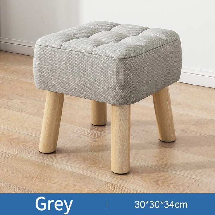 BowLift | Padded ottoman stool in retro style in pastel colors
