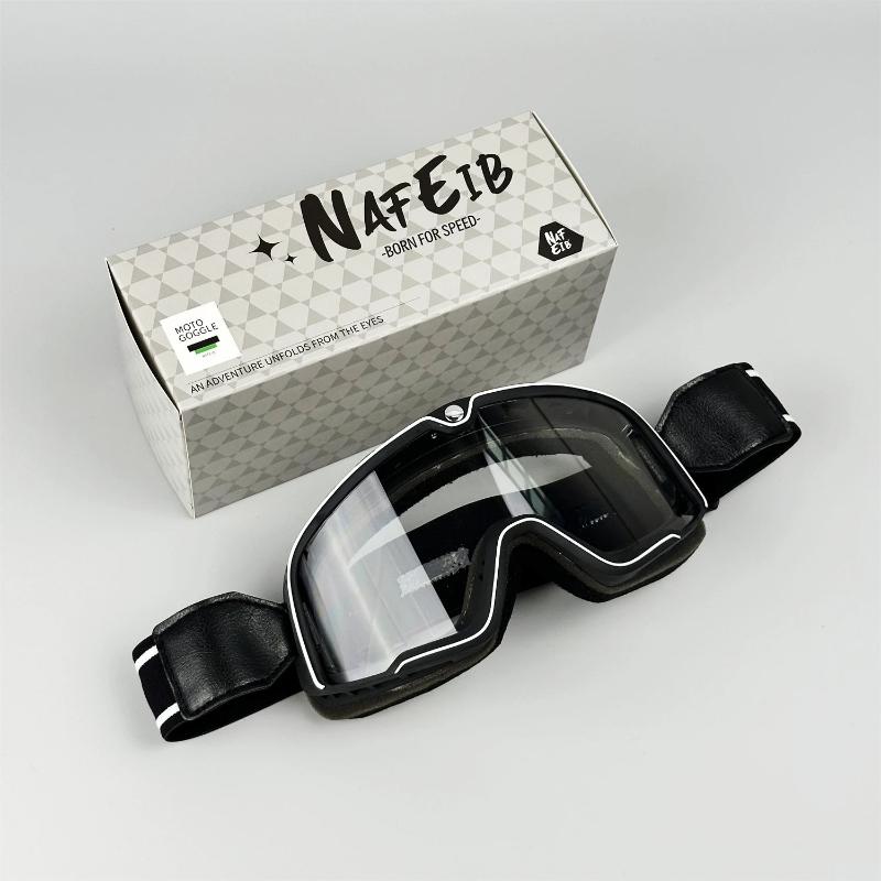 BowLift | RETRO RIDE GOGGLES – Vintage Motorcycle Eyewear with 100% UV Protection
