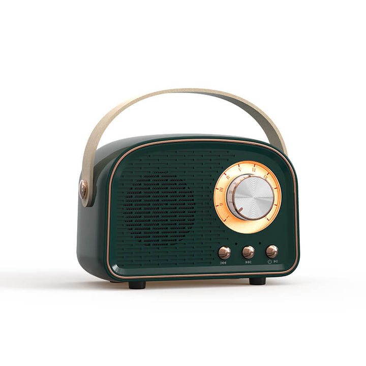 BowLift | Retro Round Radio Bluetooth Speaker