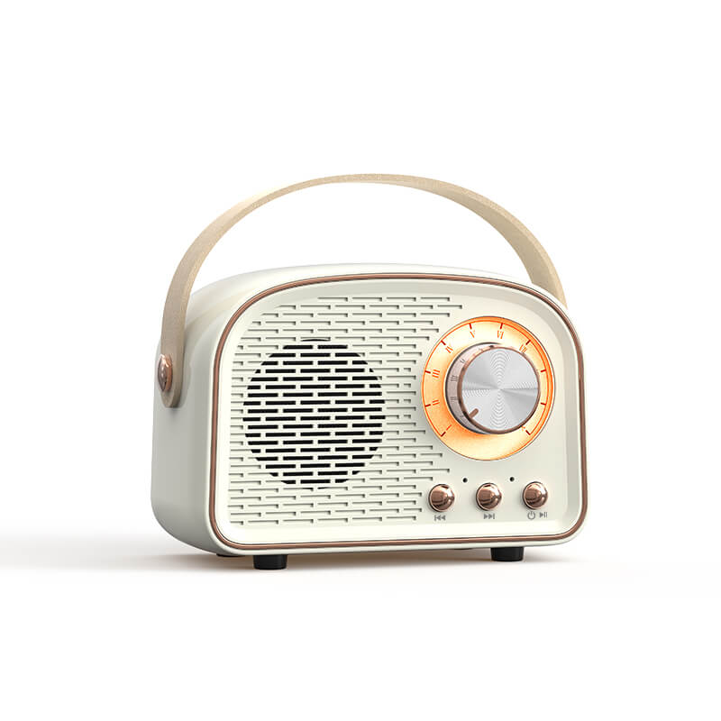 BowLift | Retro Round Radio Bluetooth Speaker