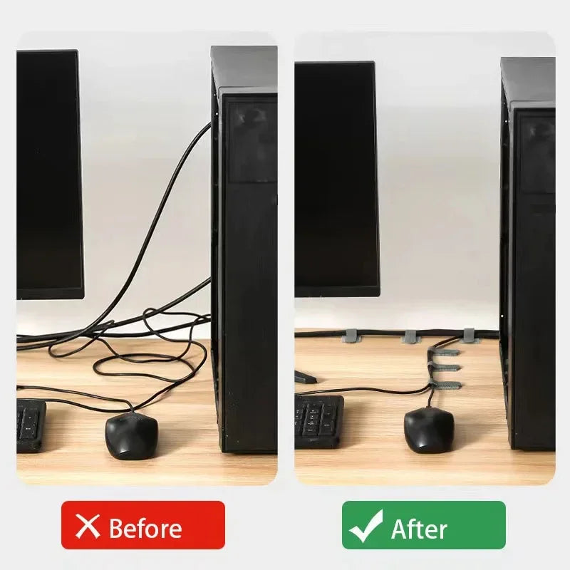 BowLift | Self-Adhesive Reusable Cable Ties – Cord & Wire Management Straps