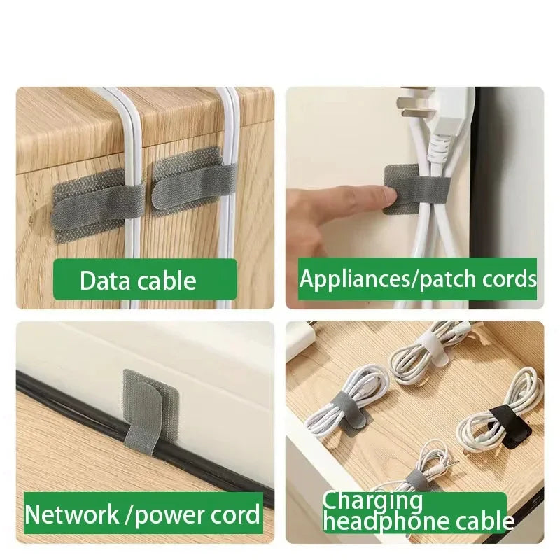 BowLift | Self-Adhesive Reusable Cable Ties – Cord & Wire Management Straps