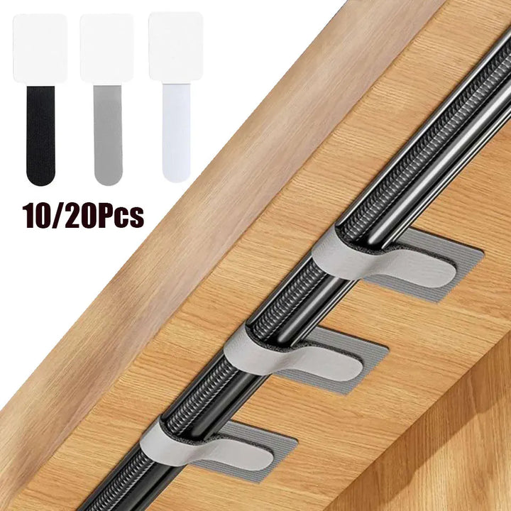 BowLift | Self-Adhesive Reusable Cable Ties – Cord & Wire Management Straps