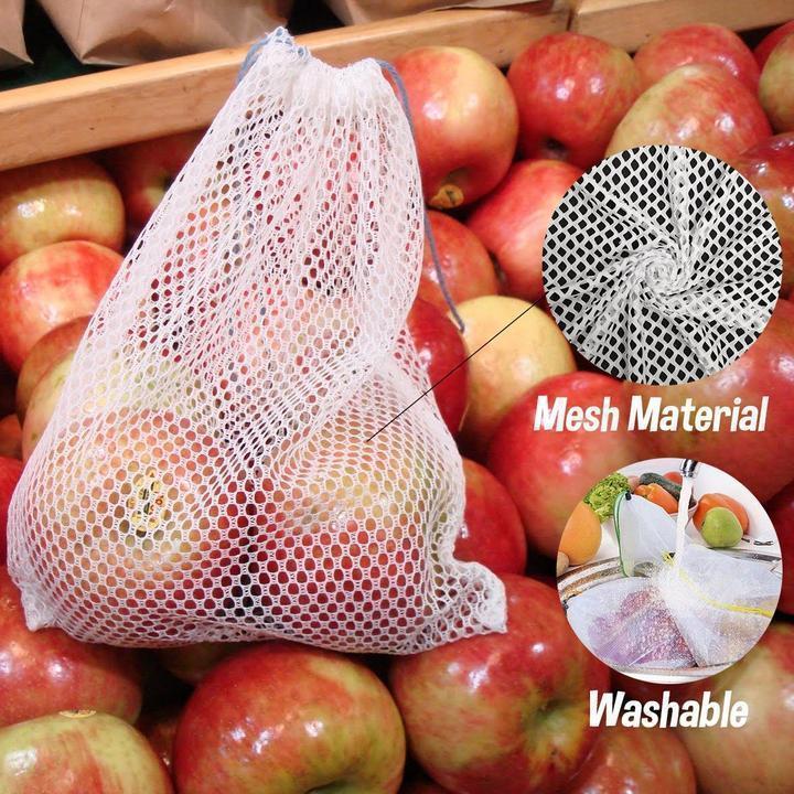 BowLift | Reusable Refrigerator Mesh Bags (12 pcs)
