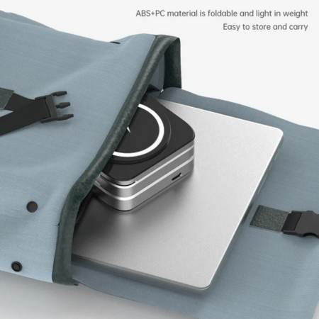 BowLift | 3-in-1 Magnetic Wireless Charger - Fast Foldable Charging Station for Samsung, iPhone & AirPods