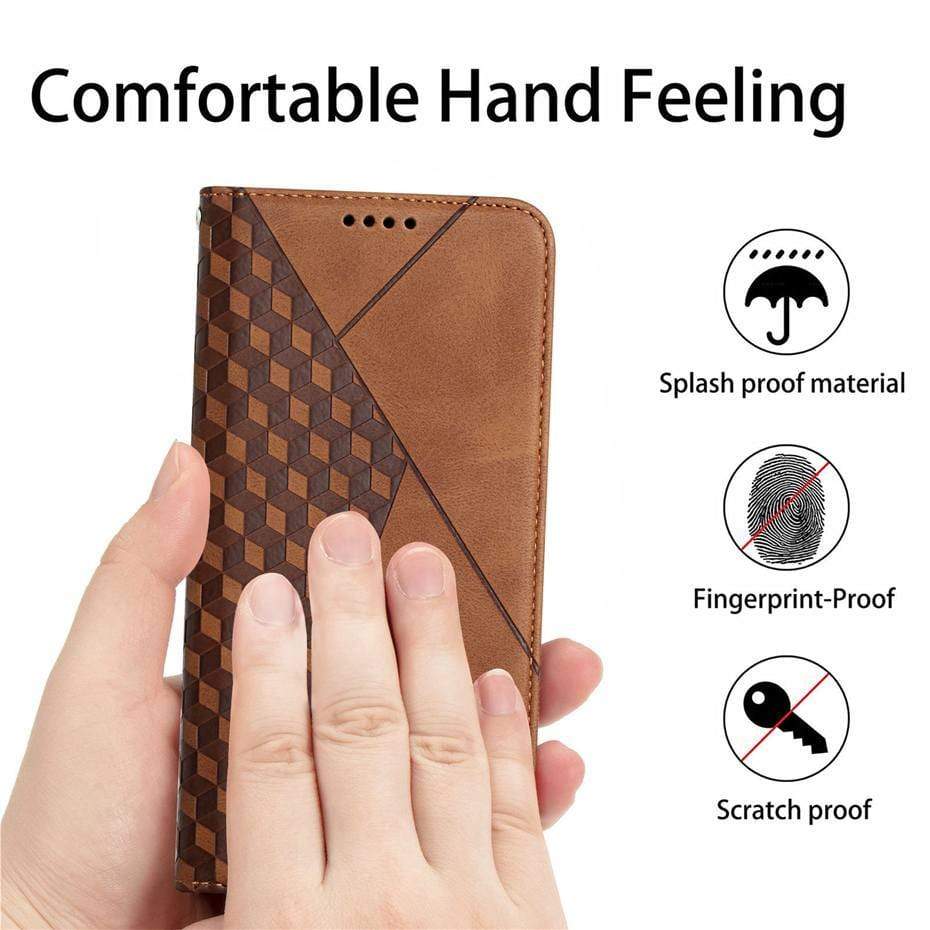 BowLift | Rhombus pattern wallet case for Samsung Galaxy S21/S20