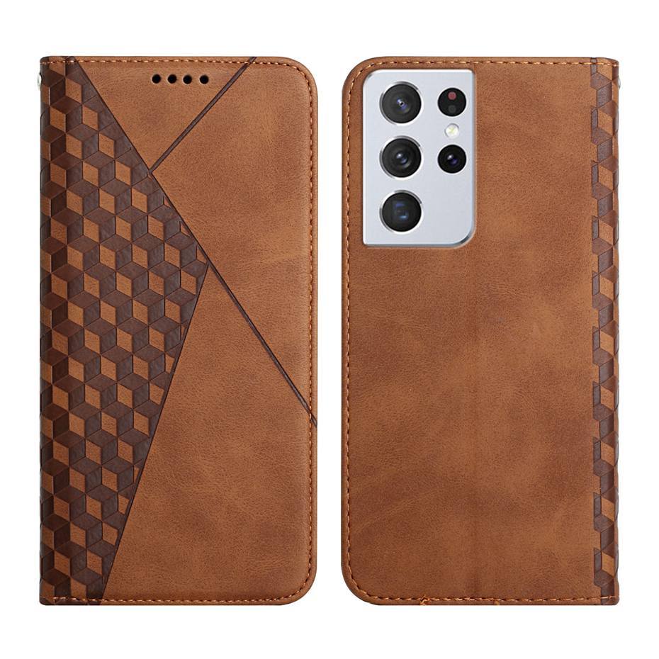 BowLift | Rhombus pattern wallet case for Samsung Galaxy S21/S20