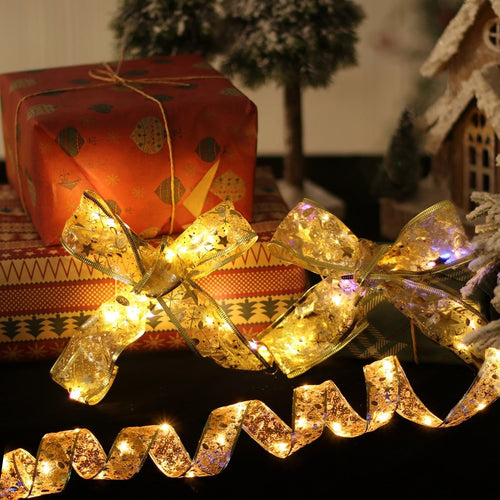 BowLift | Ribbon Fairy Light Christmas Decoration
