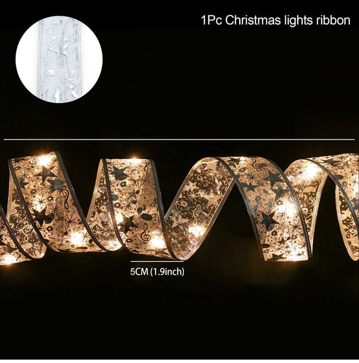 BowLift | Ribbon Fairy Light Christmas Decoration