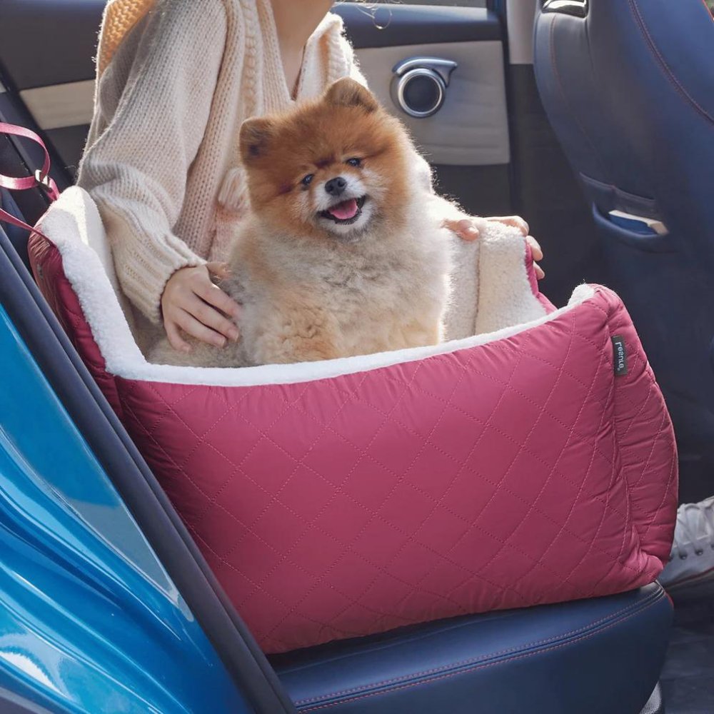 RideCozy • Quilted Car Seat Bed for Dogs - Dog & Cat Bed - BowLift