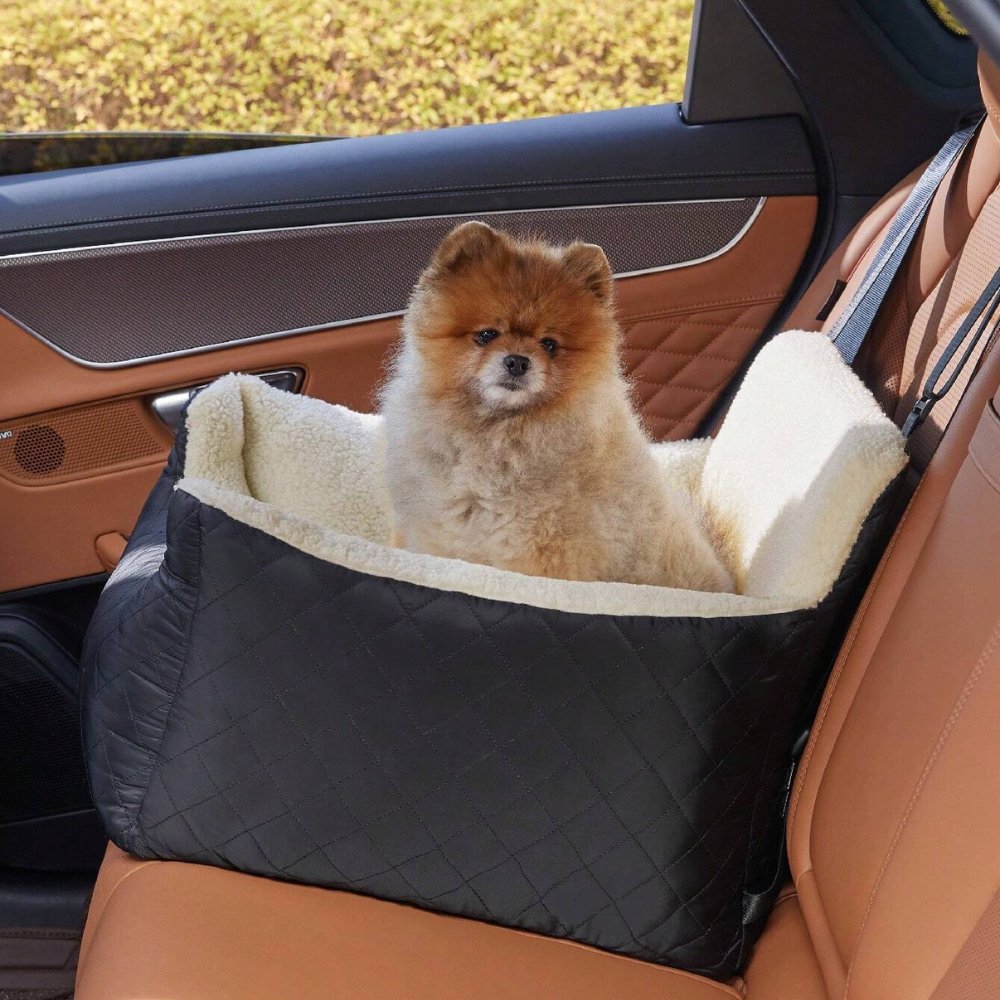 RideCozy • Quilted Car Seat Bed for Dogs - Dog & Cat Bed - BowLift