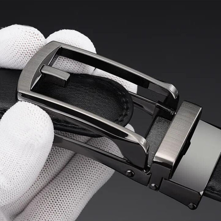EliteSlide Belt – Luxury Leather Adjustable Accessory Bowlift
