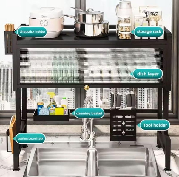 Over The Sink Cabinet Rack Bowlift