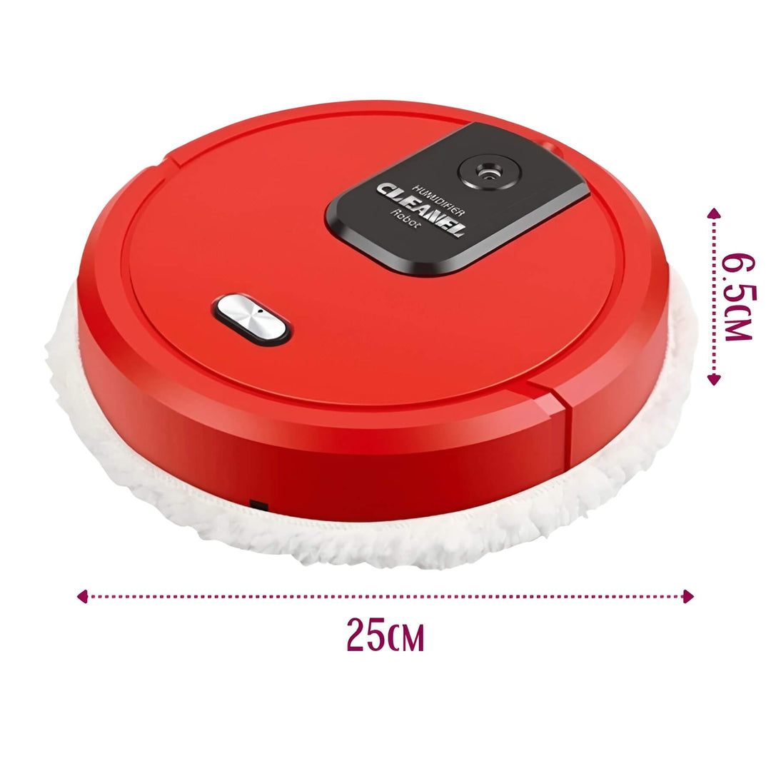 BowLift | Suction and Mopping Robot MobiSweep | 3-in-1 Function | Self-Charging & Whisper Quiet | Compact 25×25×6.5 cm