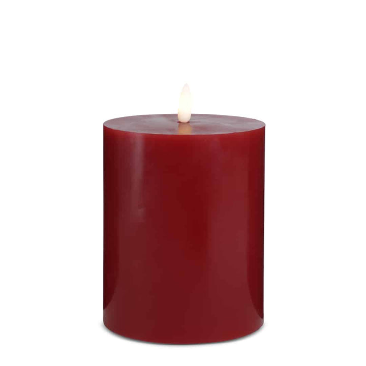 LED candle (1 piece) with realistic 3D flame 10 x 15 cm | Bowlift