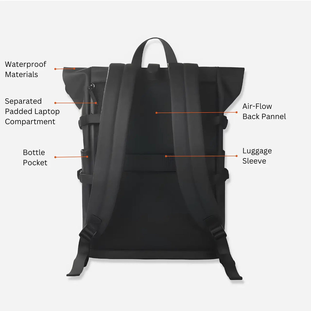 Rolltop Backpack | Slim and functional | Bowlift