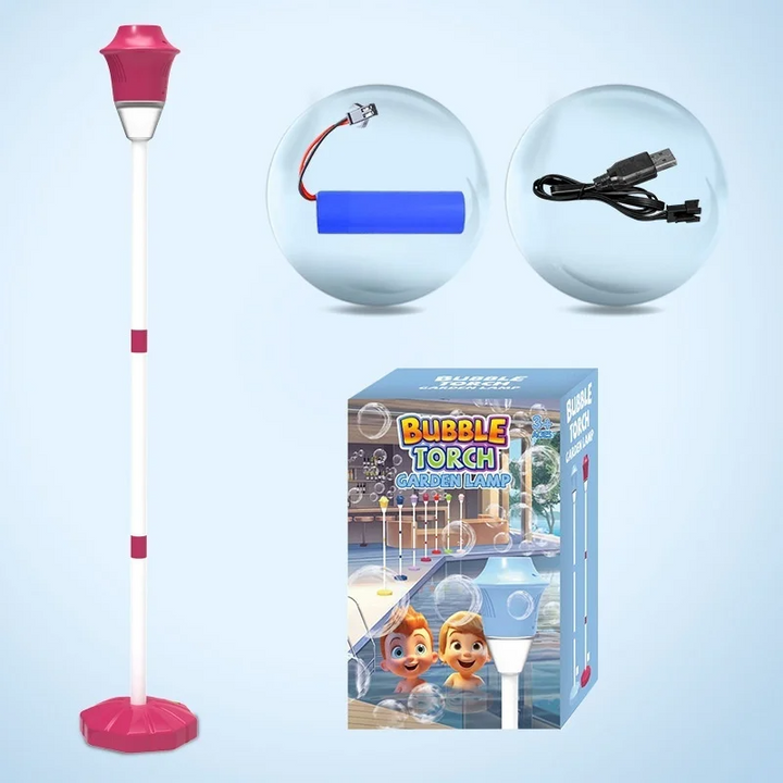 BowLift | Bubble Lamp with LED Lights & Music | Portable Leak-Proof Party Decor | 30×19cm