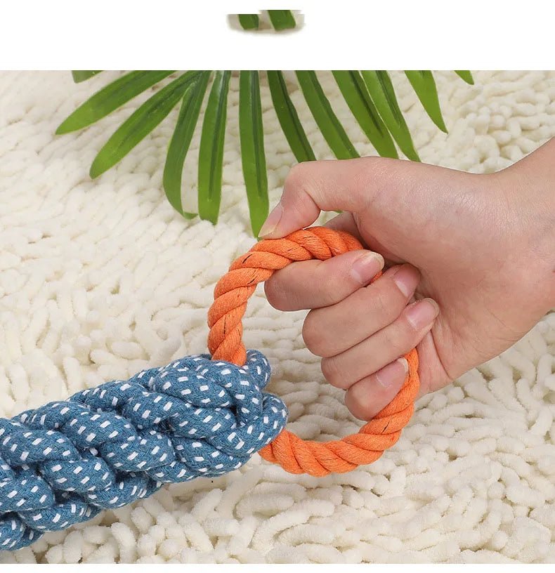 RopeHandle • Squeaky Dog Toy - Squeaky Dog Toy - BowLift