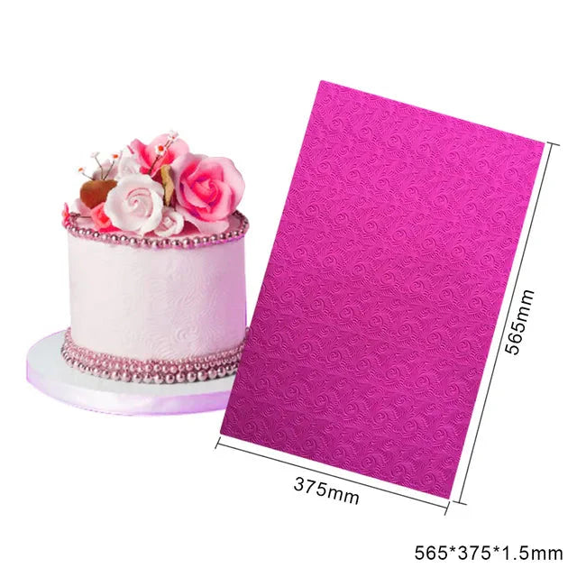 Rose Flower Lace Mold Cake Border Decoration Fondant Baking Decorating | Bowlift