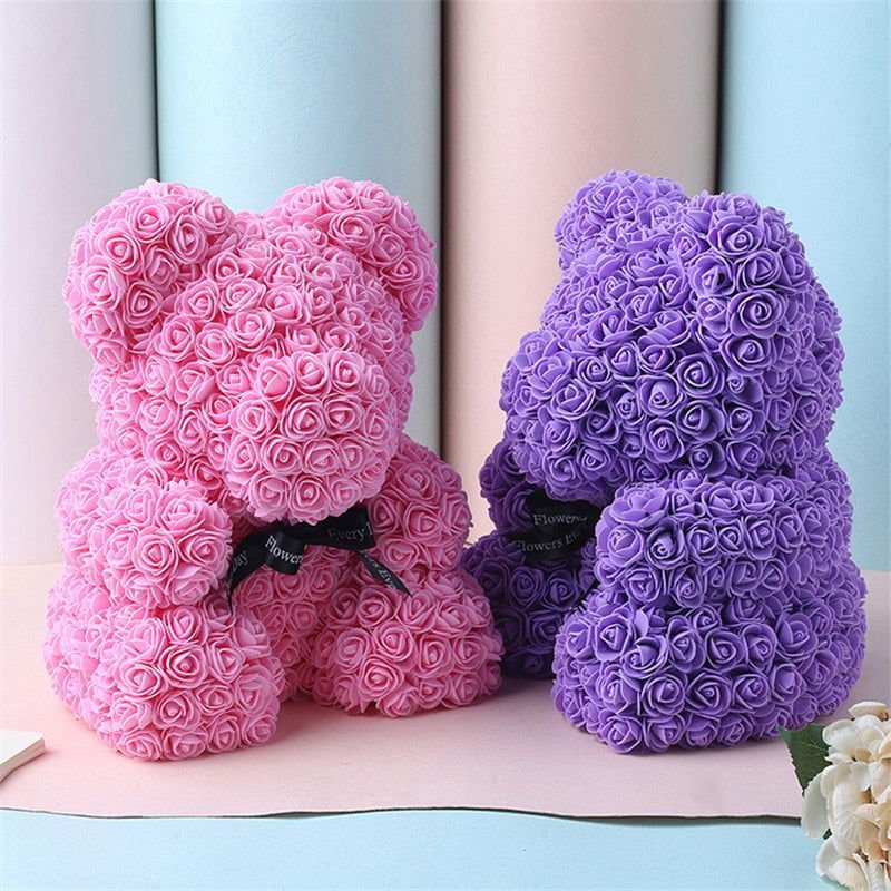 BowLift | ROSÉLURE – Everlasting Rose Bear for Special Occasions