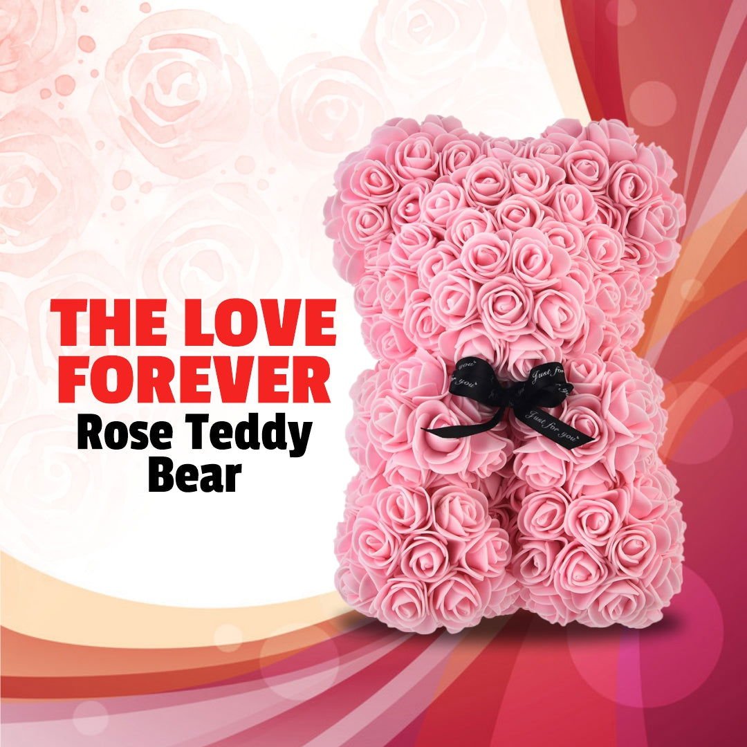 BowLift | ROSÉLURE – Everlasting Rose Bear for Special Occasions