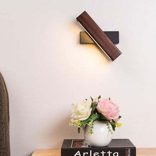 BowLift | Rotatable Wooden LED Wall Lamp - Jasper