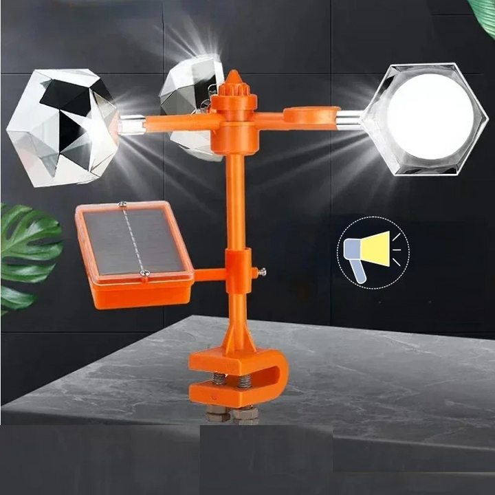 ZonSpin Bird Protector – 360° Reflective Pigeon Scarecrow Powered by Solar Energy | Bowlift