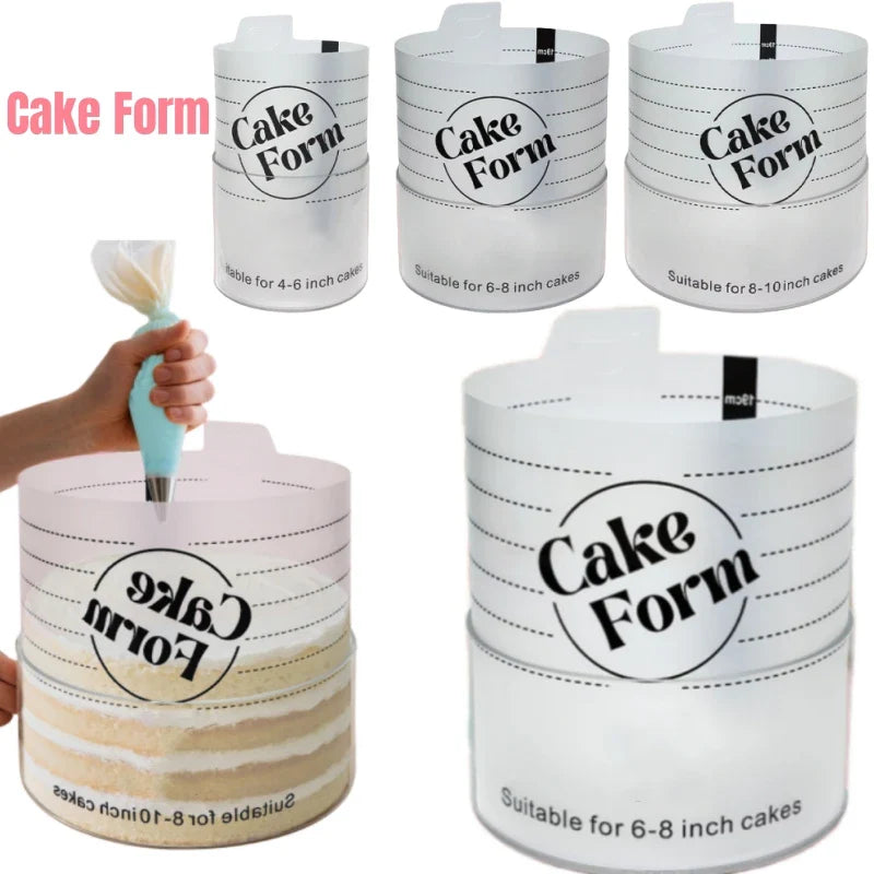 Round Adjustable Cake Ring Mold Acrylic Circle Baking Cake Ring | Bowlift