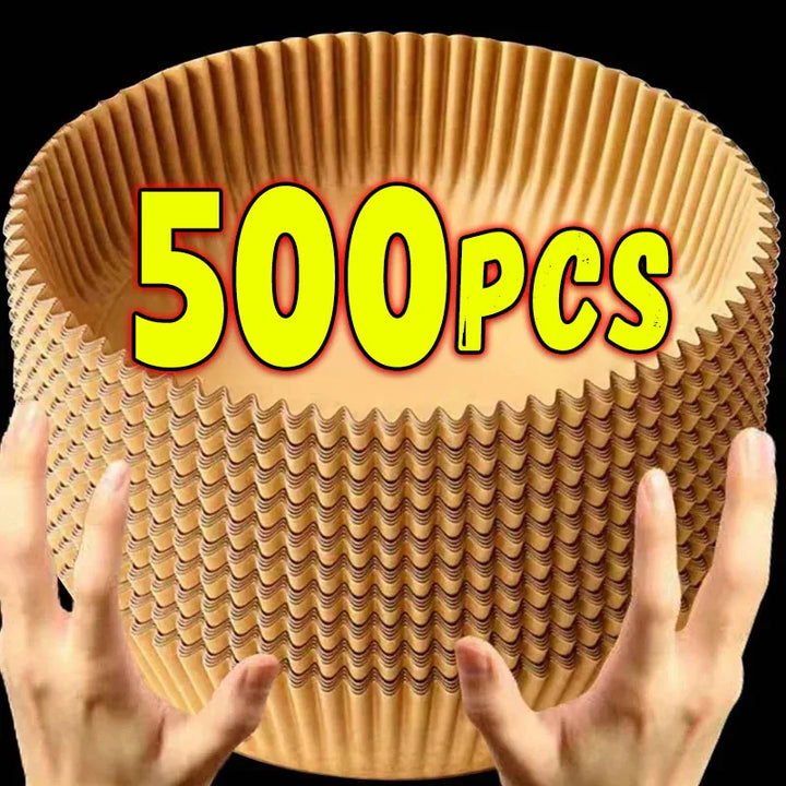 Round Air Fryer Paper Disposable Non-Stick Baking Papers Microwavable | Bowlift