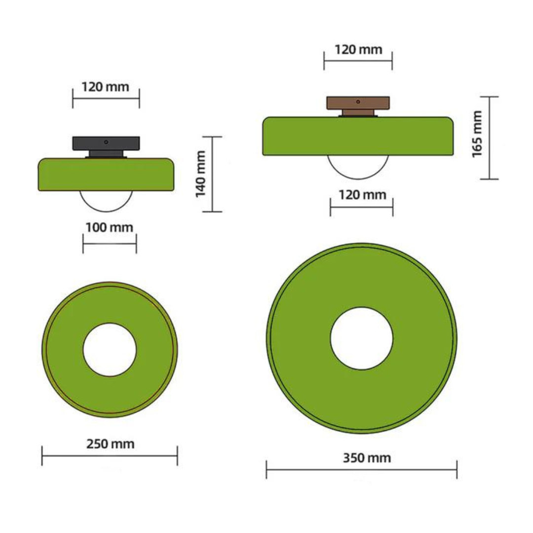 BowLift | Round Ceiling Lamp with Stylish Functionality - LumiSphere